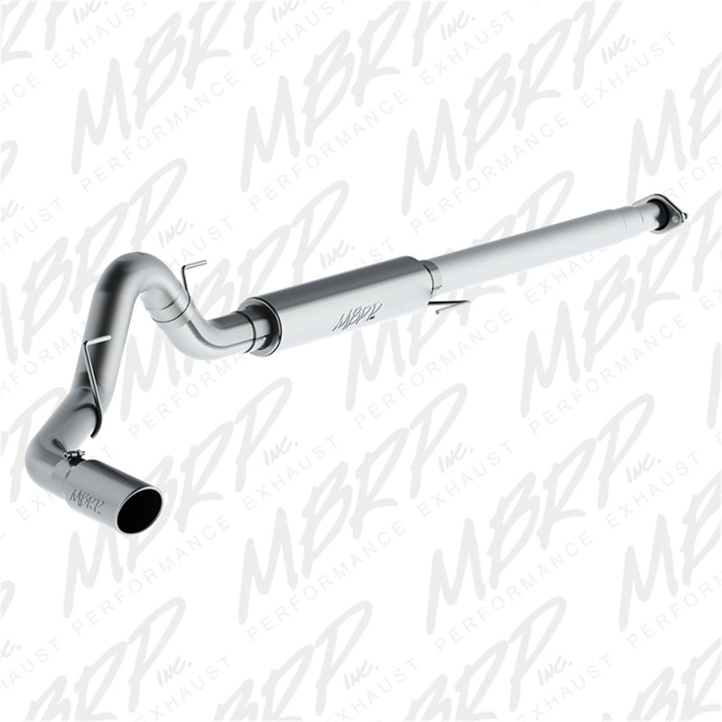 MBRP 2015 Ford F-150 2.7L / 3.5L EcoBoost 4in Cat Back Single Side T409 Exhaust System - DTX Performance