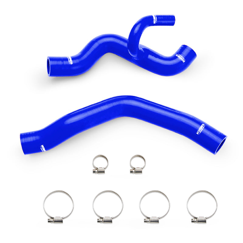 Mishimoto 2016+ Chevrolet Camaro V6 Silicone Radiator Hose Kit (w/o HD Cooling Package) - Blue - DTX Performance