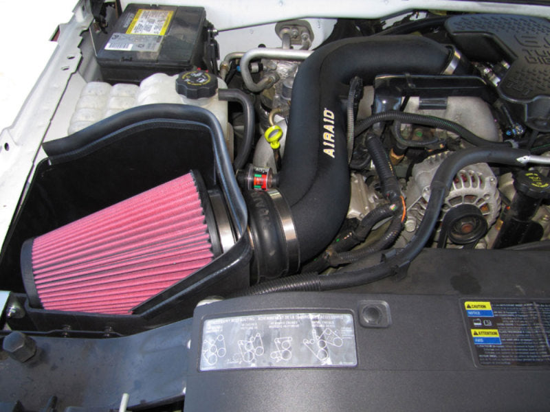 Airaid 04-05 GM 2500/3500 Pickup / 6.6L DSL MXP Intake System w/ Tube (Dry / Red Media) - DTX Performance