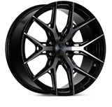 Vossen HF6-4 20x9.5 / 6x139.7 / ET15 / Deep Face / 106.1 - Tinted Gloss Black Wheel