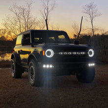 Load image into Gallery viewer, ORACLE Lighting 21-22 Ford Bronco Triple LED Fog Light Kit for Steel Bumper - White - DTX Performance