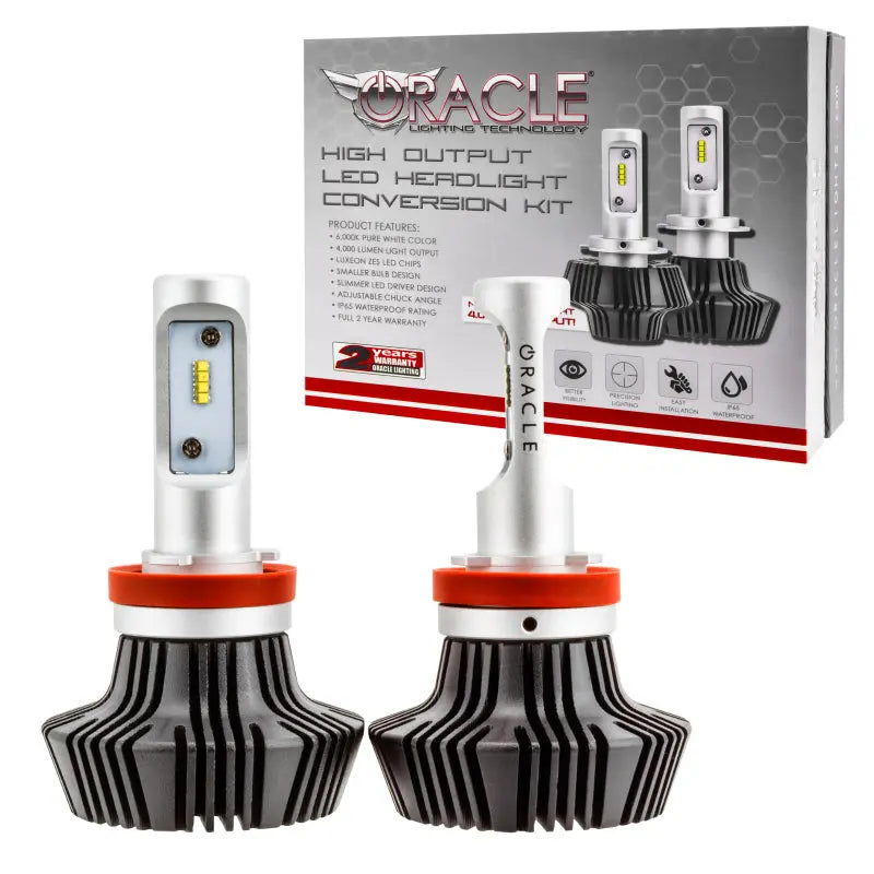 Oracle H16 4000 Lumen LED Headlight Bulbs (Pair) - 6000K - DTX Performance