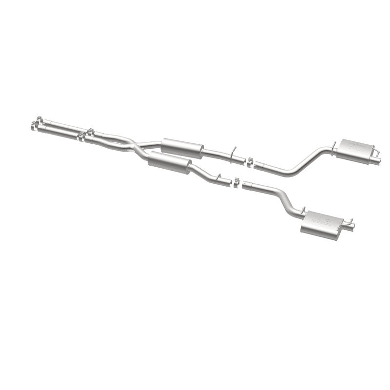 MagnaFlow Cat-Back SS 2.5in Dual Split Rear Exit (OEM Tips) 15-16 Dodge/Chrysler Charger/300 5.7L V8 - DTX Performance