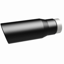 Load image into Gallery viewer, MagnaFlow Tip Stainless Black Coated Single Wall Round Single Outlet 5in Dia 3.5in Inlet 14.5in L - DTX Performance