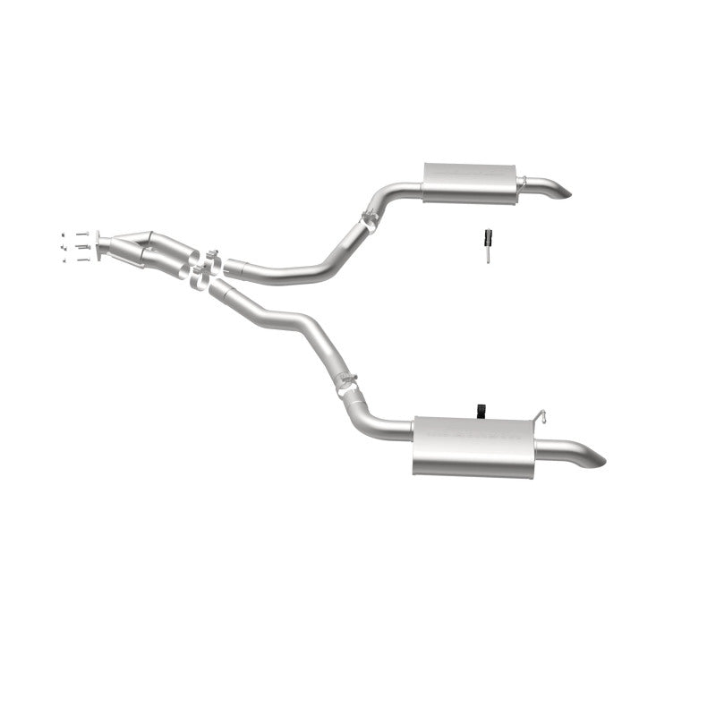 MagnaFlow 75-79 Chevy Corvette V8 5.7L Dual Split Rear Exit Stainless Cat-Back Perf Exhaust - DTX Performance