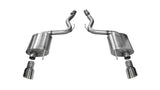 Corsa 2015 Ford Mustang GT 5.0 3in Axle Back Exhaust Polish Dual Tips (Touring)