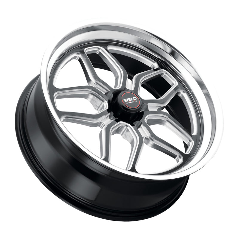 Weld S107 22X10.5 Laguna 5X127 ET13 BS6.25 Gloss Black MIL Dia 78.1 - DTX Performance