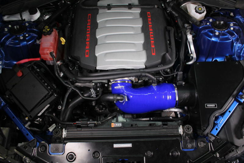 Mishimoto 2016 Chevy Camaro SS 6.2L Performance Air Intake - Blue - DTX Performance