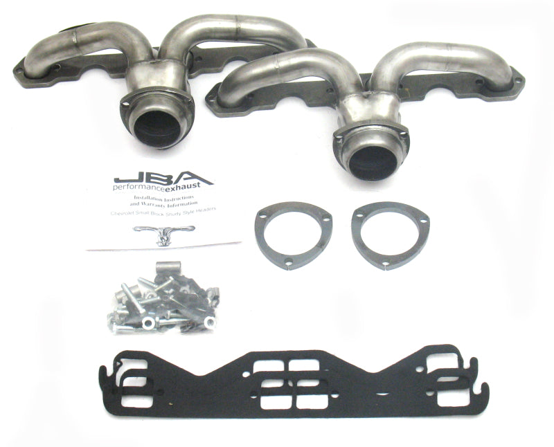 JBA 57-74 Chevrolet Corvette 265-400 SBC 1-5/8in Primary Raw 409 Tight Tuck Header - DTX Performance