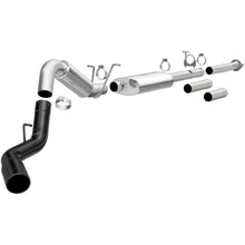 Load image into Gallery viewer, MagnaFlow 11-19 GM 2500/3500 6.0L 4in Single Passenger Side Rear Exit Cat-Back Exhaust w/Black Tips - DTX Performance