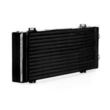 Load image into Gallery viewer, Mishimoto Universal Medium Bar and Plate Dual Pass Black Oil Cooler - DTX Performance