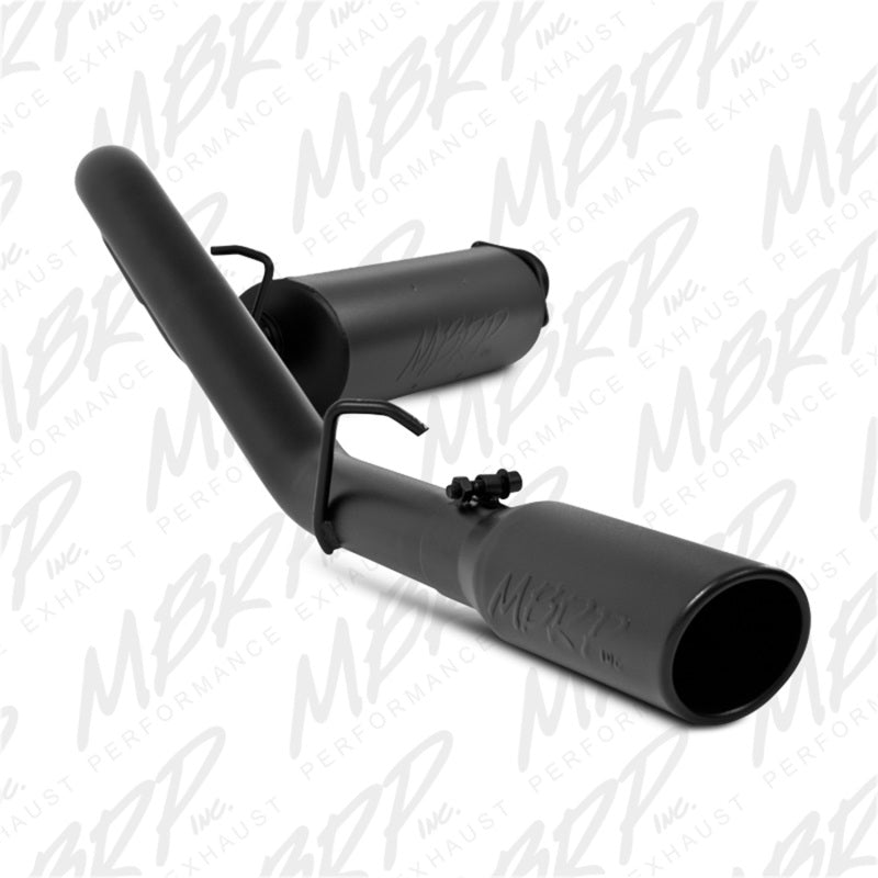 MBRP 2000-2006 Jeep Wrangler (JK) Inline-4 2.5L Inline-6 4.0L Cat Back Single Side - DTX Performance