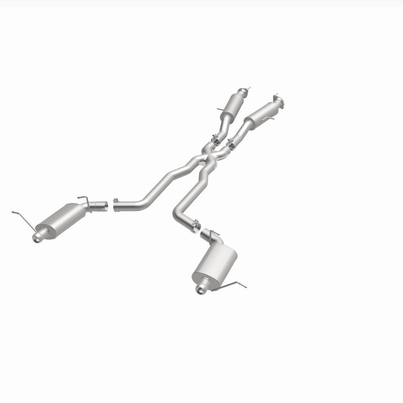 MagnaFlow 12 Jeep Grand Cherokee V8 6.4L Dual Split Rear Exit Stainless Cat Back Performance Exhaust - DTX Performance