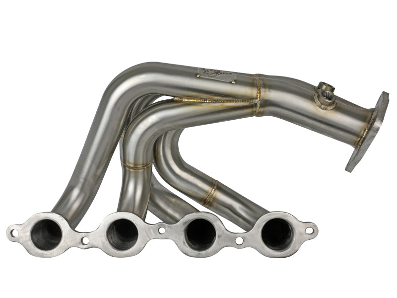 aFe Twisted 304SS Header 2020 Chevy Corvette (C8) 6.2L V8 - Brushed - DTX Performance