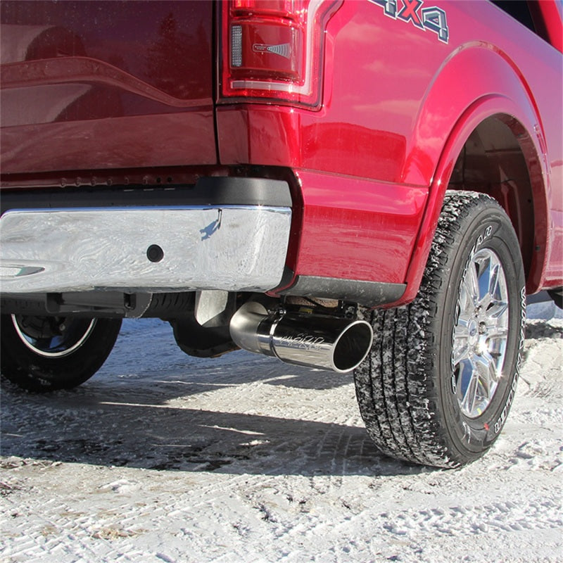 MBRP 2015 Ford F-150 2.7L / 3.5L EcoBoost 4in Cat Back Single Side Alum Exhaust System - DTX Performance