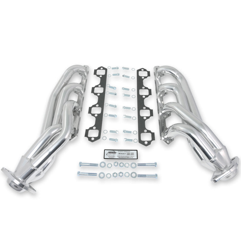 JBA 65-73 Ford Mustang 260-302 SBF 1-5/8in Primary Silver Ctd Mid Length Header - DTX Performance