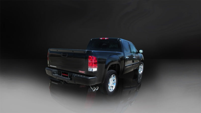 Corsa 02-07 GMC Sierra Reg. Cab/Short Bed 1500 4.8L V8 Polished Sport Cat-Back Exhaust - DTX Performance