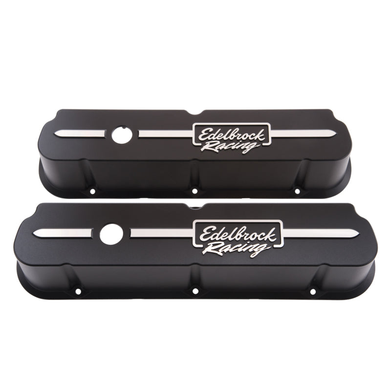 Edelbrock Valve Cover Racing Series Ford 289-302-351W CI V8 Tall Black - DTX Performance