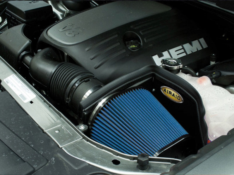 Airaid 11-13 Dodge Charger/Challenger 3.6/5.7/6.4L CAD Intake System w/o Tube (Dry / Blue Media) - DTX Performance