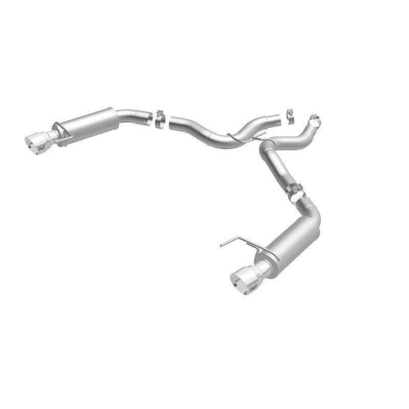 MagnaFlow Axle Back, SS, 3in, Competition, Dual Split Polished 4.5in Tip 2015 Ford Mustang GT V8 5.0 - DTX Performance