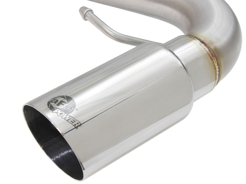 aFe MACHForce XP 2.5in Axle Back Stainless Exhaust w/ Polished Tips 07-13 BMW 335i 3.0L L6 (E90/92) - DTX Performance