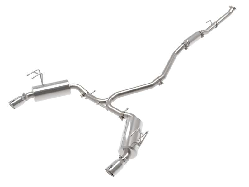 aFe POWER Takeda 2022 Honda Civic Stainless Steel Cat-Back Exhaust System w/ Polished Tip - DTX Performance