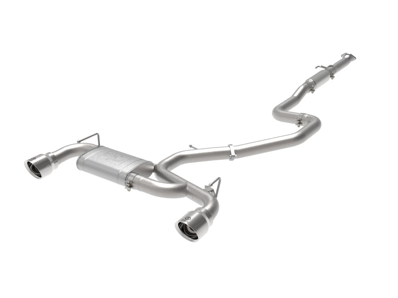 aFe Power Cat Back Exhaust - 19-20 Hyundai Veloster N L4-2.0L (t) w/ Polished Tips - DTX Performance