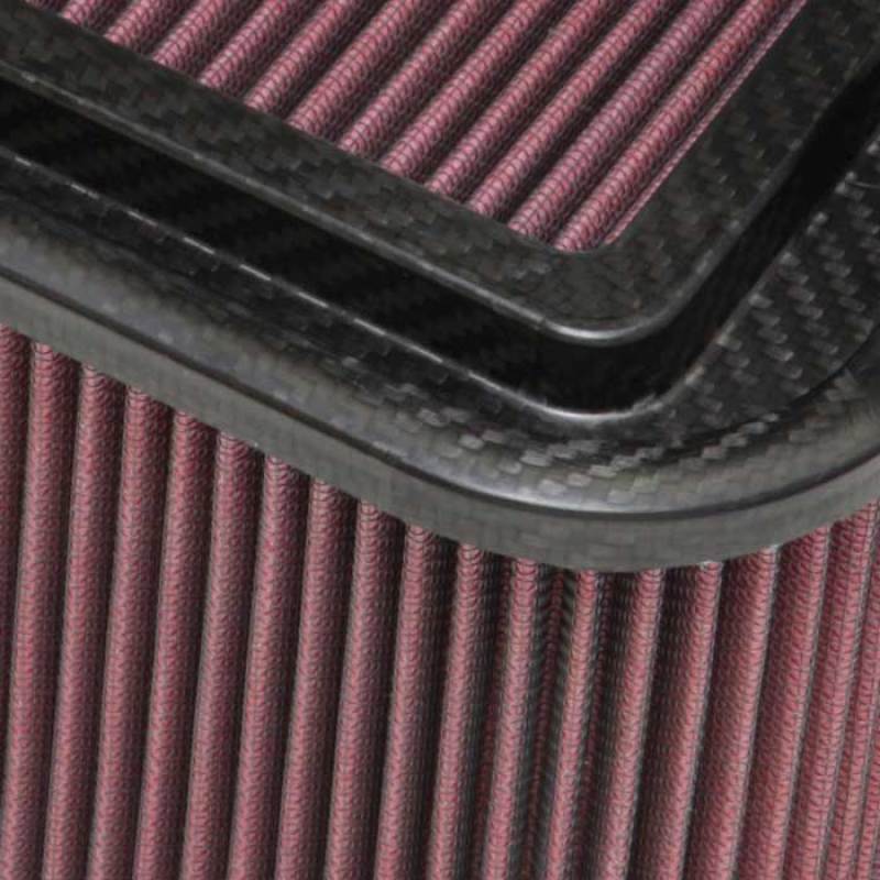 K&N Custom Racing Assembly 19in x 6.5in Carbon Fiber Air Filter - DTX Performance