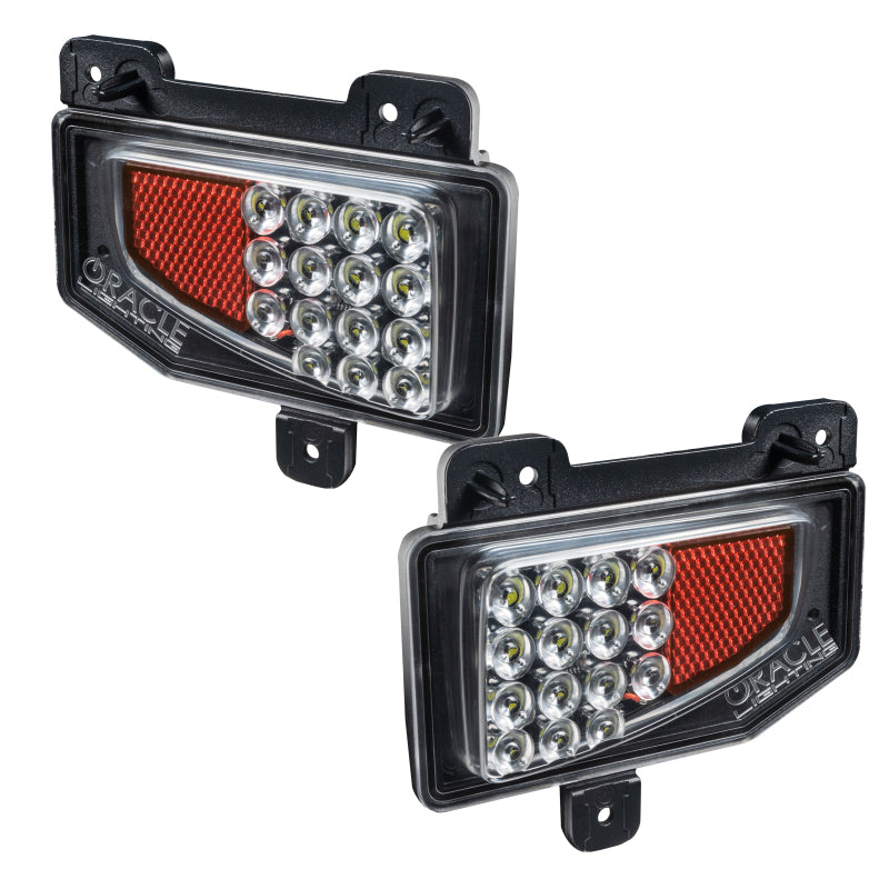 Oracle Rear Bumper LED Reverse Lights for Jeep Gladiator JT w/ Plug & Play Harness - 6000K - DTX Performance