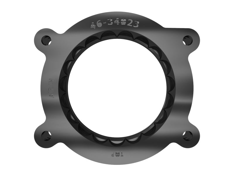 aFe 2020 Vette C8 Silver Bullet Aluminum Throttle Body Spacer / Works With aFe Intake Only - Black - DTX Performance