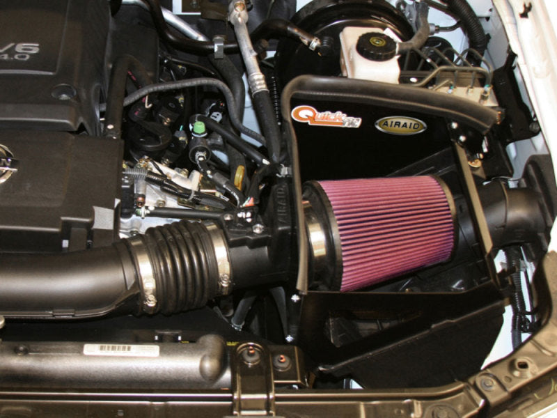 Airaid 05-13 Nissan Frontier / Pathfinder / Xterra CAD Intake System w/o Tube (Oiled / Red Media) - DTX Performance