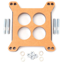 Load image into Gallery viewer, Edelbrock Spacer Carburetor 1/2In Wood Fiber Laminate Four-Hole - DTX Performance