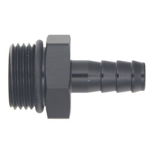 Load image into Gallery viewer, DeatschWerks 10AN ORB Male to 3/8in Male Triple Barb Fitting (Incl O-Ring) - Anodized Matte Black - DTX Performance