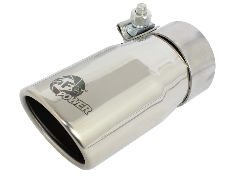 aFe Mach Force XP Exhaust Tips 2-1/2 IN Inlet x 3-1/4 IN Outlet x 6 IN L - DTX Performance