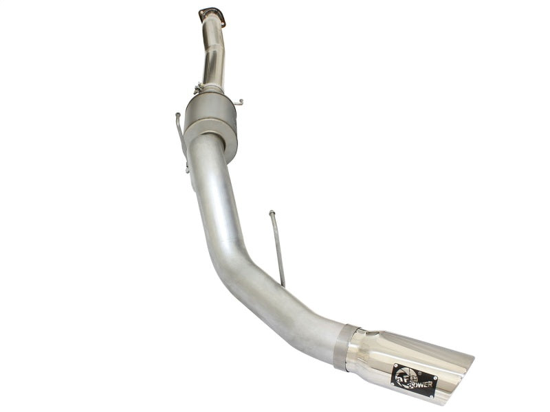 aFe Atlas Exhausts 4in Cat-Back Aluminized Steel Exhaust 2015 Ford F-150 V6 3.5L (tt) Polished Tip - DTX Performance