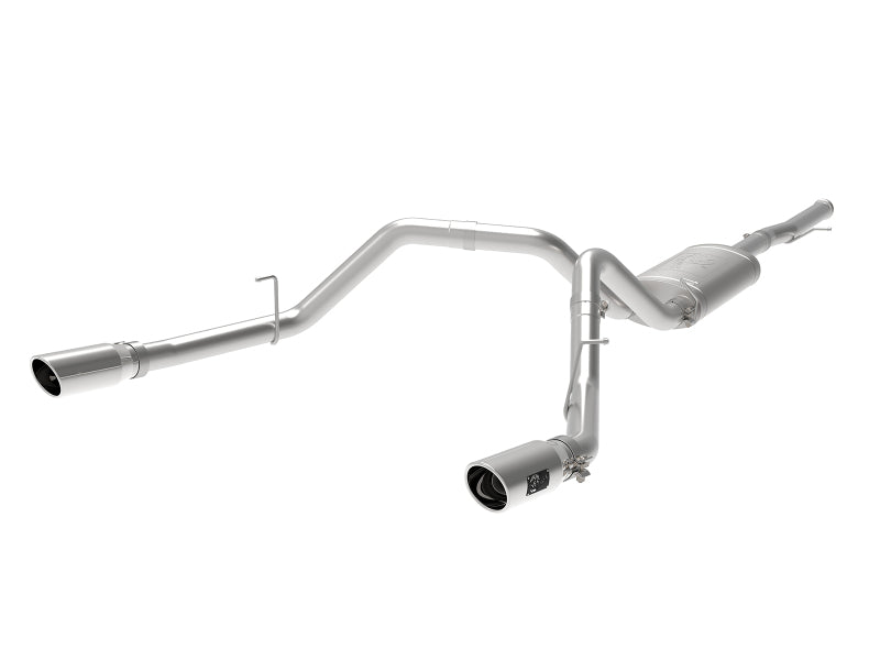 aFe Apollo GT Series 3 IN 409 SS Cat-Back Exhaust System w/ Polish Tip GM Sierra 1500 09-18 - DTX Performance