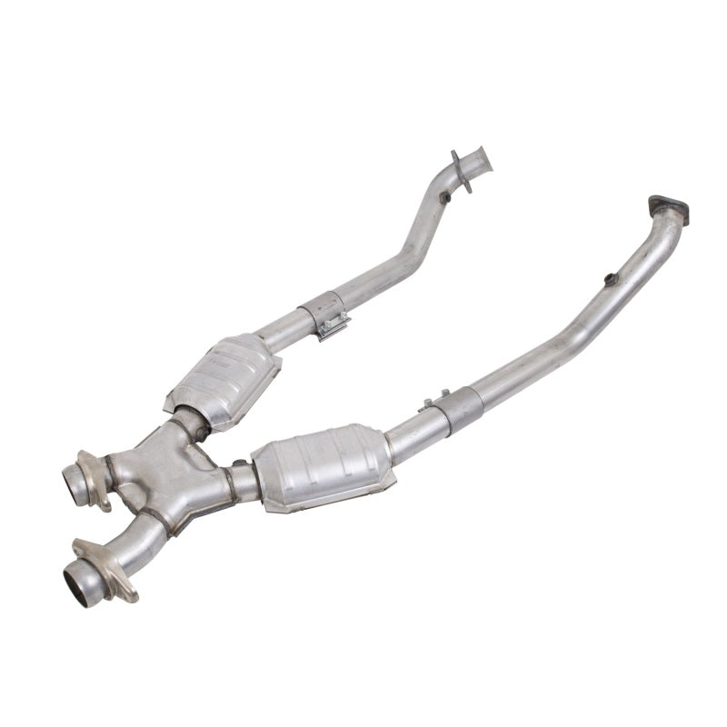 BBK 99-04 Mustang 4.6 GT / Cobra High Flow X Pipe With Catalytic Converters - 2-1/2 - DTX Performance