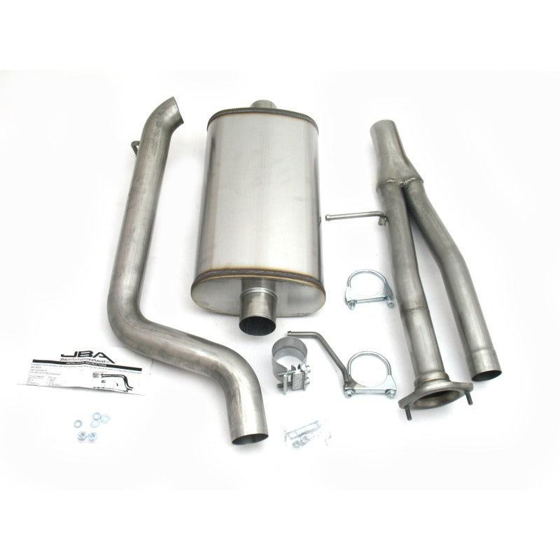 JBA 03-06 Hummer H2 6.0L 409SS Single Rear Exit Cat-Back Exhaust - DTX Performance