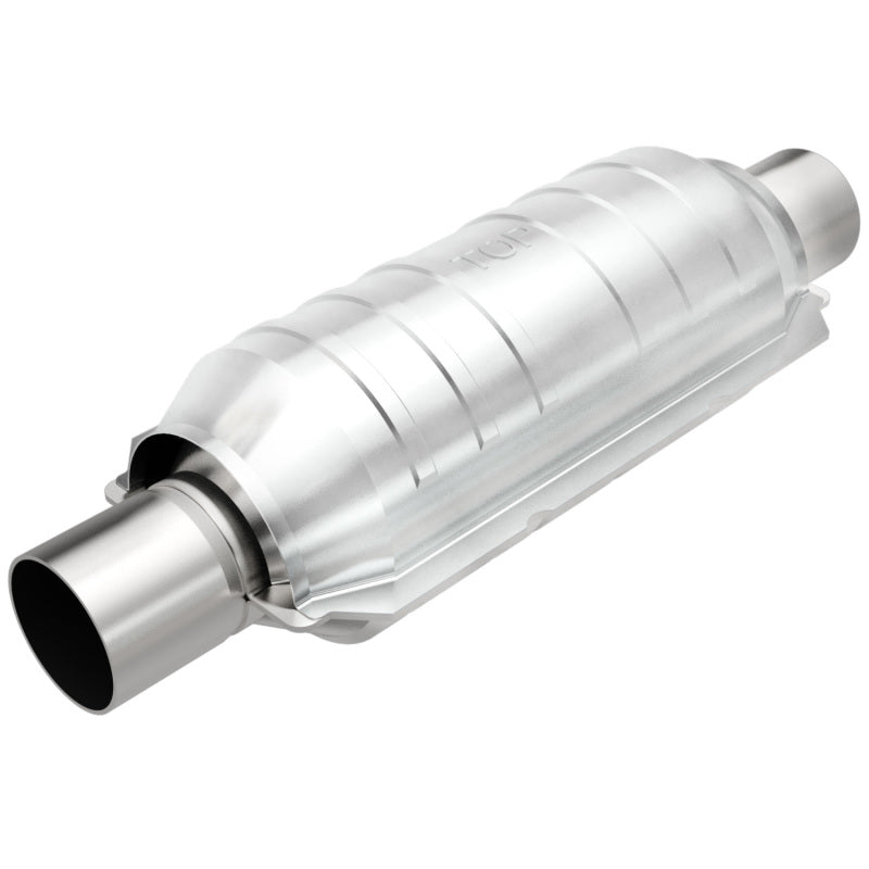 MagnaFlow Catalytic Converter 2 in Inlet 2 in Outlet 11 in Length SS - DTX Performance