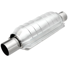 Load image into Gallery viewer, MagnaFlow Catalytic Converter 2 in Inlet 2 in Outlet 11 in Length SS - DTX Performance