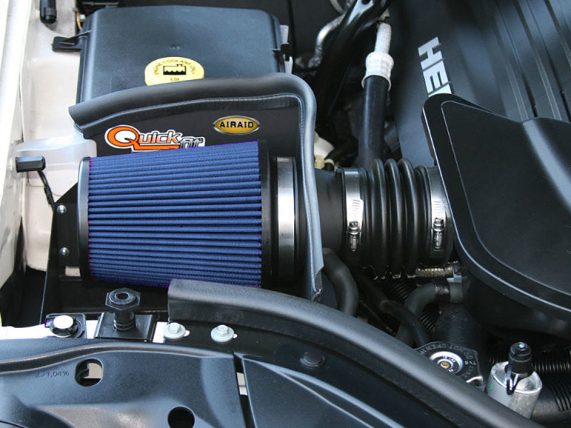 Airaid 05-10 Jeep Grand Cherokee 5.7L / 06-10 SRT8 CAD Intake System w/o Tube (Dry / Blue Media) - DTX Performance