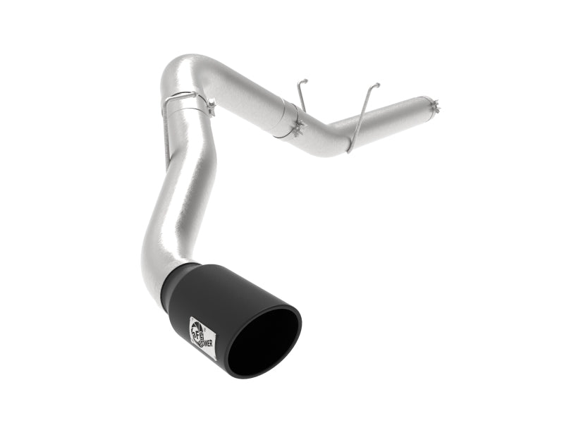 aFe Large Bore-HD 5in 409SS DPF-Back Exhaust System w/Black Tip 19-20 Ram Diesel Trucks L6-6.7L (td) - DTX Performance