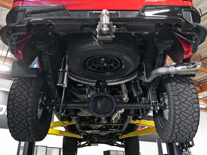 afe Apollo GT Series 2019 GM Silverado/Sierra 1500 4.3L/5.3L 409 SS CB Exhaust System w/Polished Tip - DTX Performance