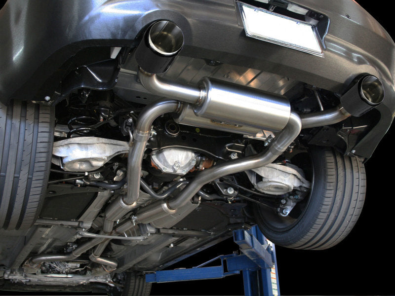 aFe Takeda 2-1/2in 304SS Cat-Back Exhaust Infiniti G37 08-13/Q60 14-15 V6-3.7 w/ Carbon Fiber Tips - DTX Performance