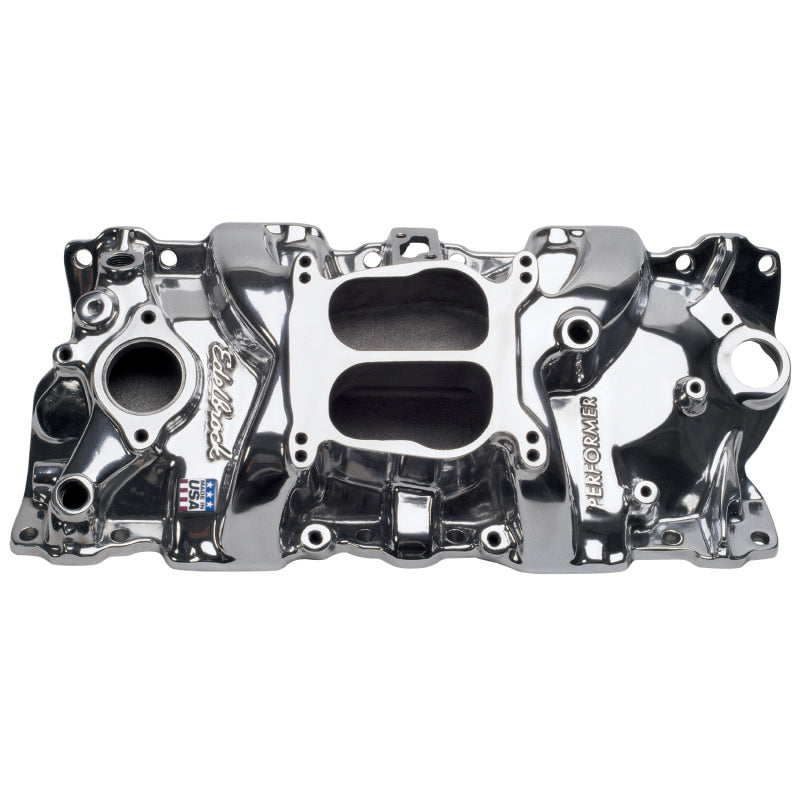 Edelbrock Performer Manifold Polished - DTX Performance