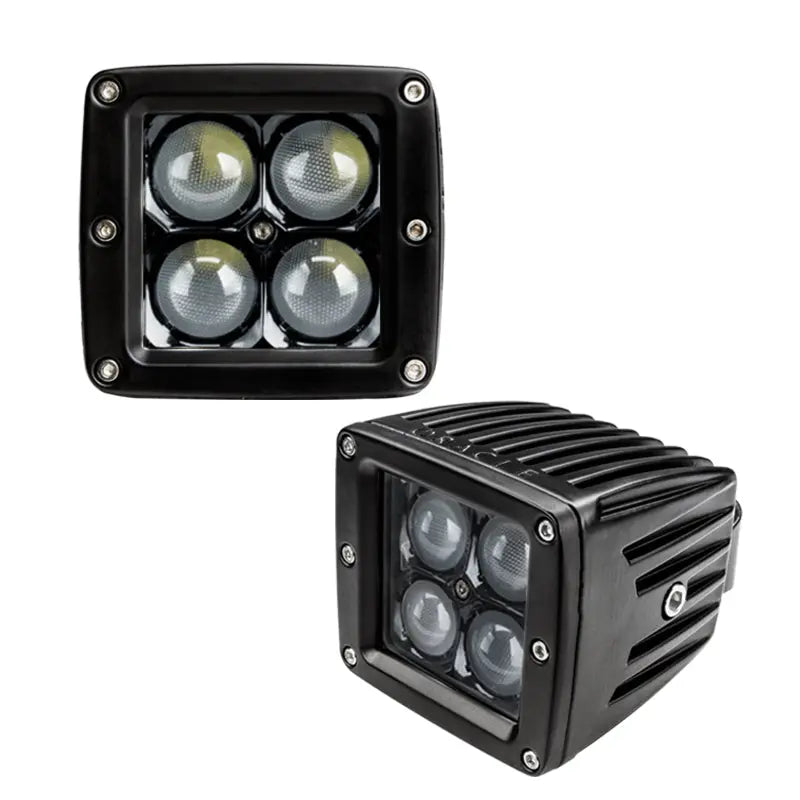 Oracle Black Series - 7D 3in W LED Square Spot/Flood Light - 6000K - DTX Performance