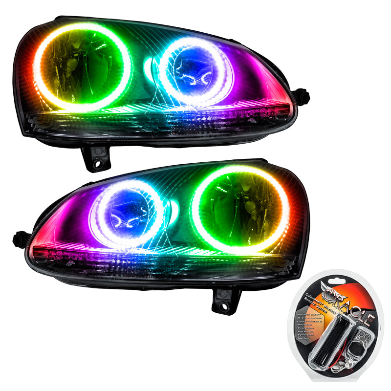 Oracle 06-10 Volkswagen Jetta SMD HL - Chrome - ColorSHIFT - DTX Performance