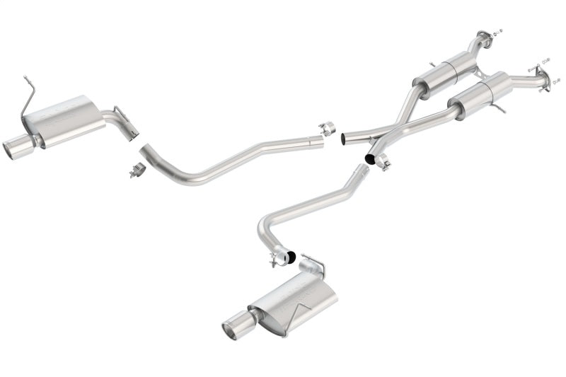 Borla 11-16 Jeep Grand Cherokee Limited/Laredo 5.7L 8cyl 4WD/RWD SS Catback Exhaust - DTX Performance