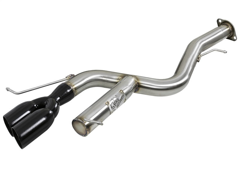 aFe MACHForce XP 08-13 BMW 135i L6-2.0L N54/N55 3in. 304 SS Axle-Back Exhaust w/Black Tips - DTX Performance