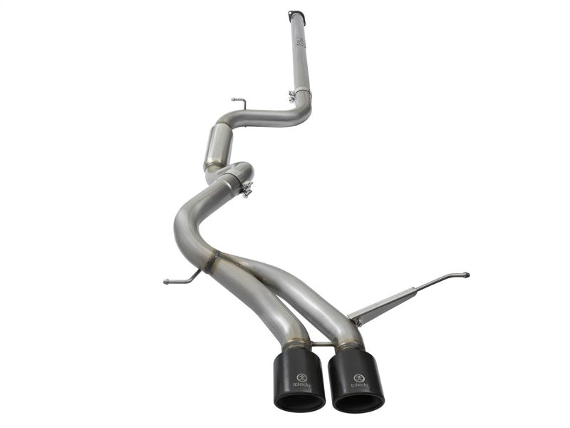 aFe Takeda 3in SS Exhaust Cat-Back 13-16 Ford Focus ST 2.0L Black Tips - DTX Performance